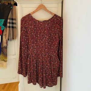 Bershka Red Skort Dress